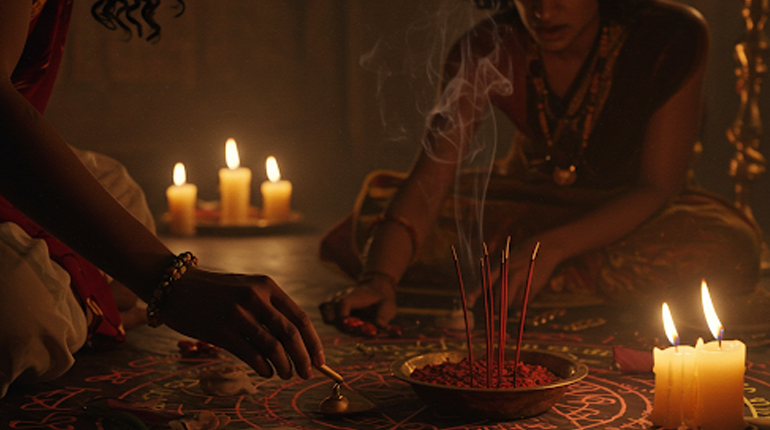 Psychic Gopala Krishna performing black magic removal rituals