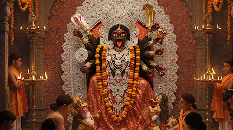 Psychic Gopala Krishna performing authentic Kali Mata Puja